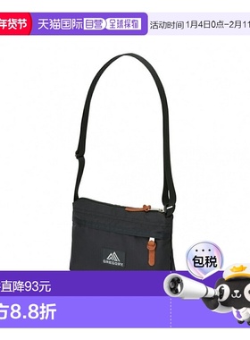 日本直邮GREGORY ENVELOPE SHOULDER 信封式单肩包男女通用1L黑色