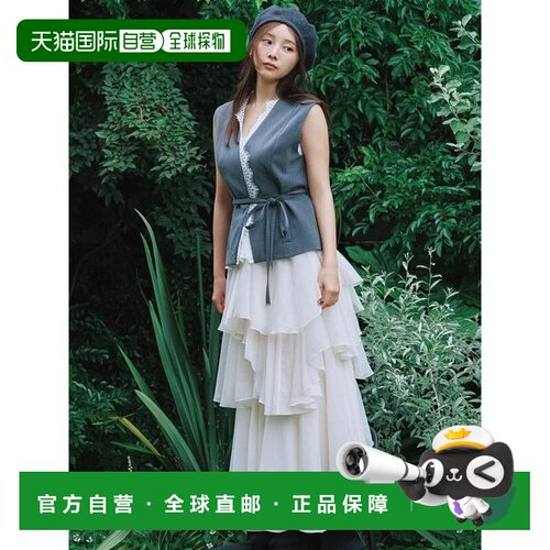1h可退 日本直邮SNIDEL 蓬松荷叶边分层半身裙 日系甜美穿搭