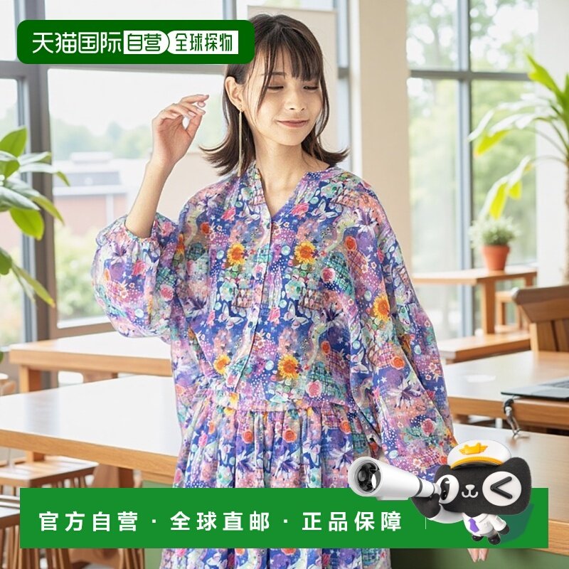 【日本直邮】ScoLar　女士衬衫舒适透气百搭高级感