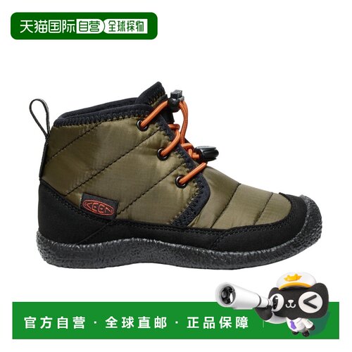 日潮跑腿Keen科恩 HOWSER II CHUKKA WP 儿童防水保暖靴子 khaki