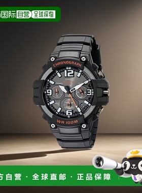 【日本直邮】卡西欧 计时码表 男款 黑色 MCW-100H-1AV 海外款