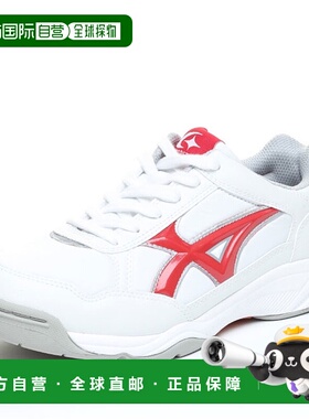 日本直邮Moonstar 男女运动鞋 MS 3200G 白色/红色 MOONSTAR 1122