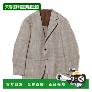 手工亚麻格纹夹克西装 McNUTT BAIRD 日本直邮BEAMS