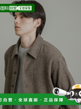 1h可退 日本直邮官方授权 SENSE OF PLACE 仿羊毛人字纹衬衫内搭
