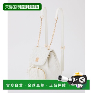 1h可退 日本直邮NICE CLAUP 女装 迷你双肩包 原创徽章设计 轻便