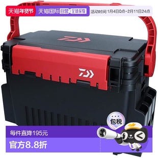 【日本直邮】Daiwa达亿瓦 钓具箱 TB4000 黑/红 钓鱼 箱钓箱