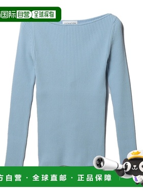 1h可退 日本直邮ESTNATION 女装 宽松版型V领针织衫 半高领设计 6