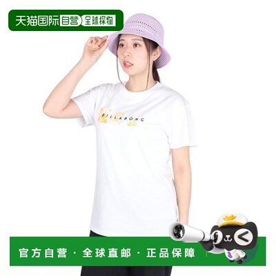 日本直邮BILLABONG PATTERN  logo T 恤 [BE013221] 白色 女士T恤