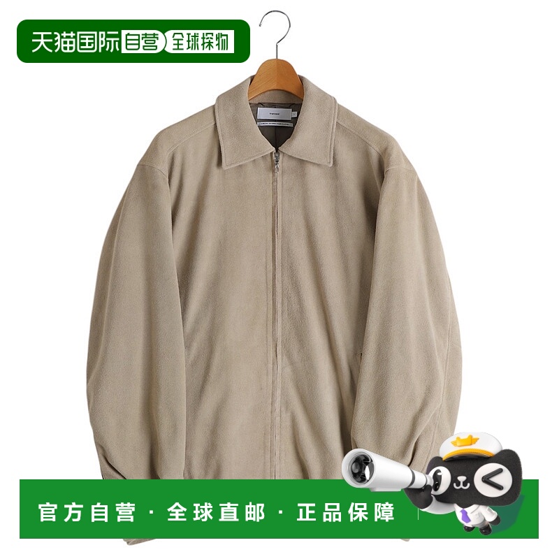 1h可退 日本直邮Graphpaper 男士山羊皮绒面短款外套 GU25130249