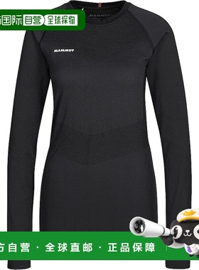 【日本直邮】猛犸象 Trift 女款长袖T恤 紧身衣 1016-01080黑色