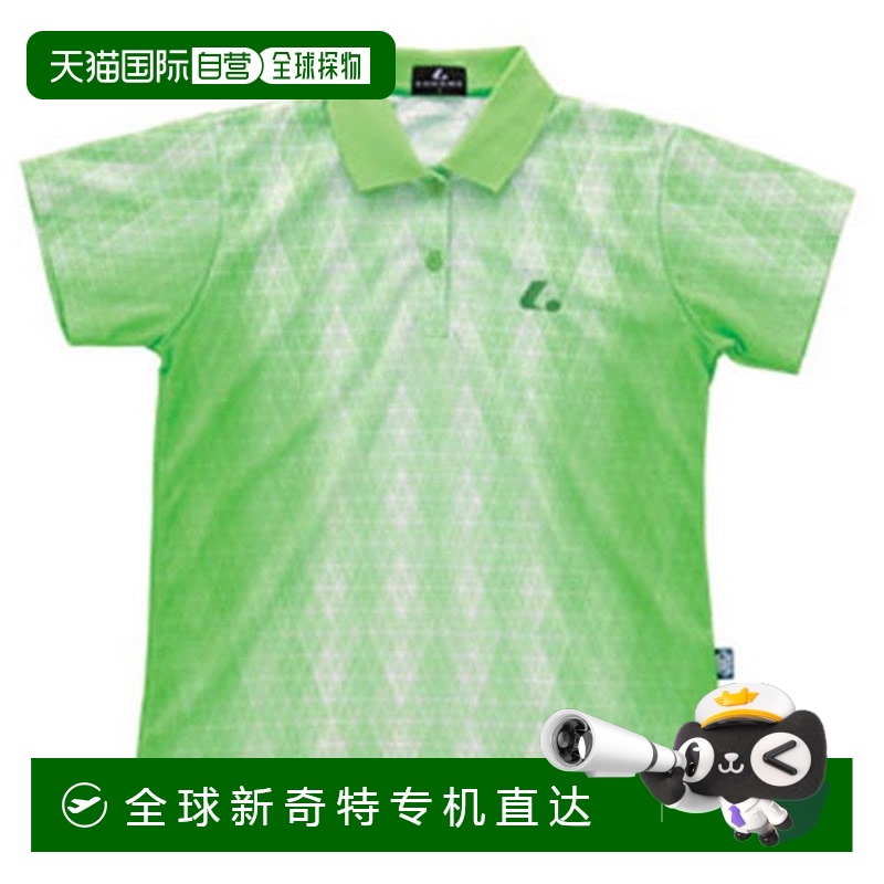 日本直邮LUCENT 女式比赛衬衫淡绿色网球 XLP4645 女式短袖