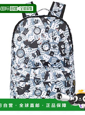 【日本直邮】HAPITAS 双肩包 可随身携带 丰富的花纹 HAP0112灰色