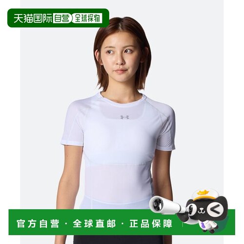 日本直邮Under Armour 套头Logo徽标图案短袖 T恤 女款
