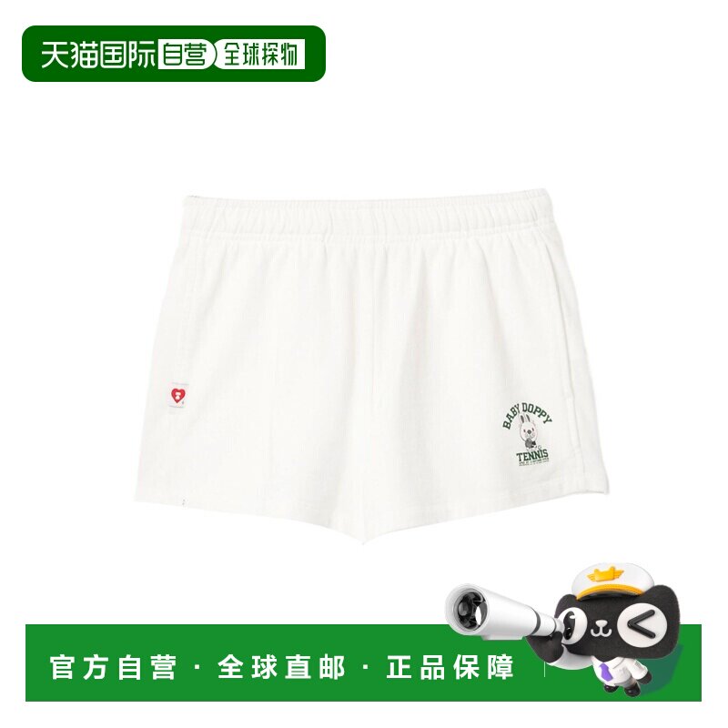 日本直邮A BATHING APE 宝宝小狗印花运动短裤
