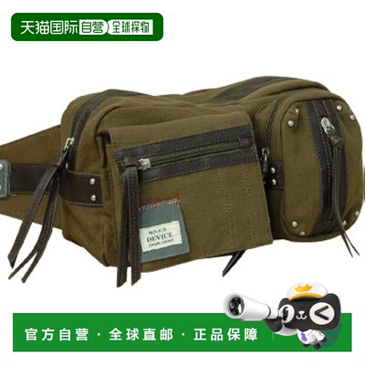 【日本直邮】DEVICE 麦迪逊 2P 腰包 卡其色