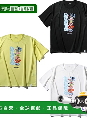 日本直邮斯伯丁男女士海绵宝宝人物篮球服上衣短袖T恤SMT25147S