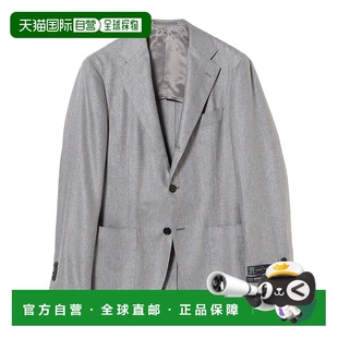 日本直邮BEAMS 外套 F男士 窗格纹西装 丝毛混纺赫林骨纹 1h可退