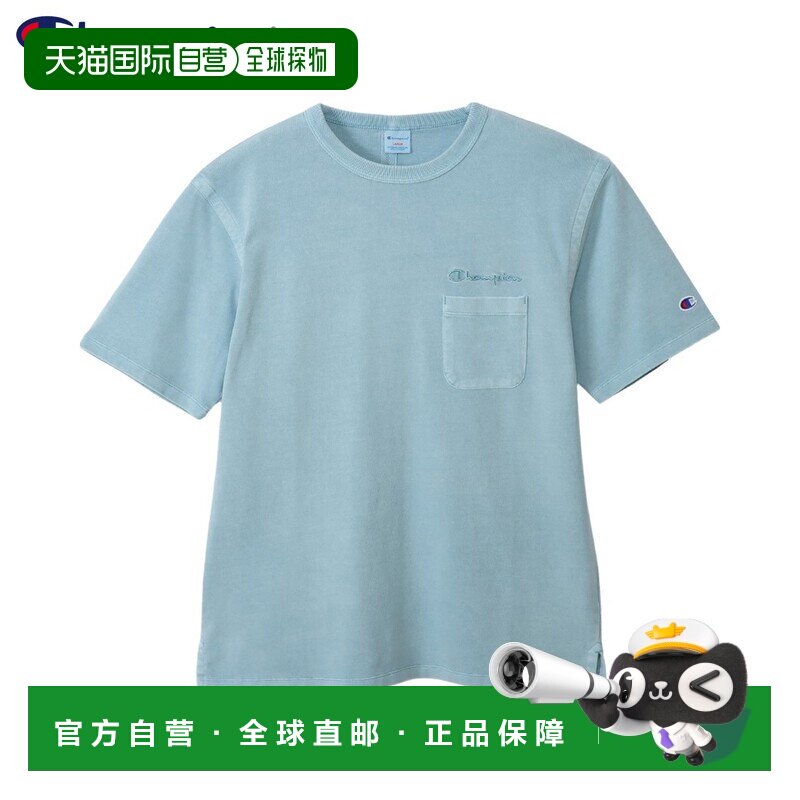 日本直邮Champion C3-B325 男女通用短袖T恤 口袋款 S/S POCKET T