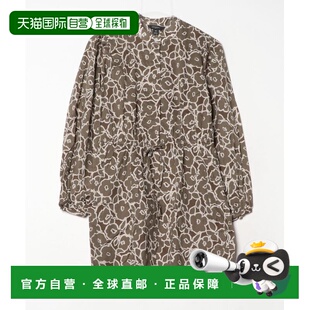 1h可退 日本直邮BANANA REPUBLIC 女士泡泡袖迷你衬衫裙 705734