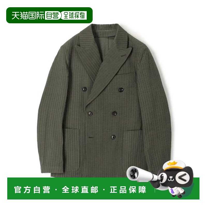 1h可退 日本直邮TOMORROWLAND 棉灯芯绒双排扣6粒扣西装外套 ALBI