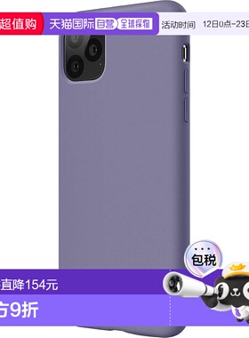【日本直邮】elago iPhone 11 Pro Max 薄款硅胶保护套 紫灰色