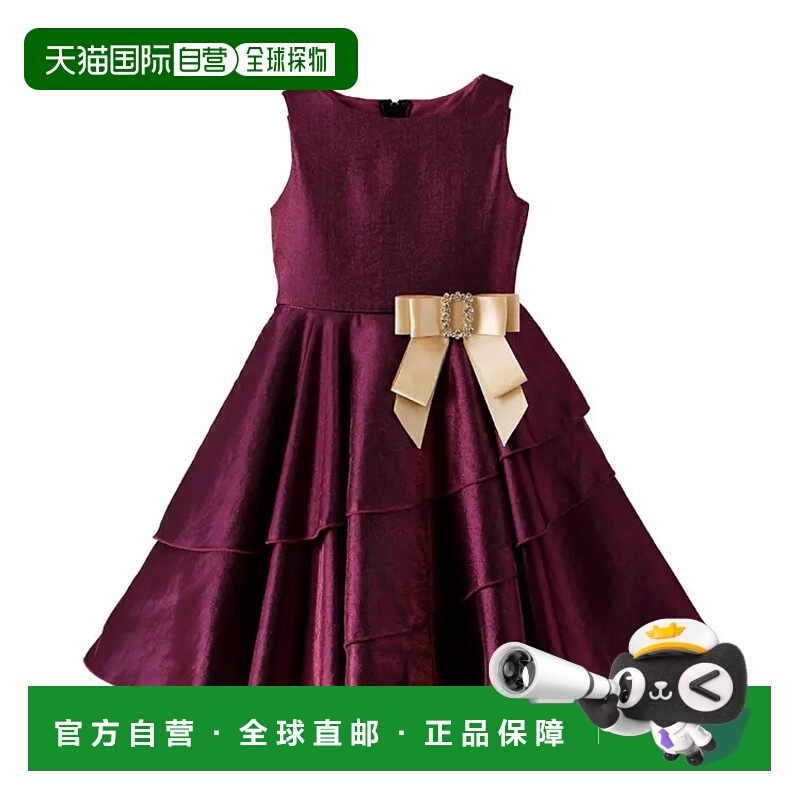 1h可退 日本直邮Catherine Cottage儿童闪亮缎面洋装 舞台表演婚