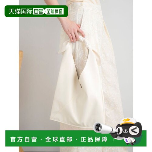日本直邮Ungrid 女士 仿皮方包 麻花手柄丝带设计【付后1h可退】