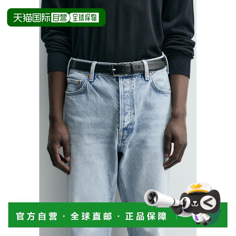 日本直邮皮鞋带 男士商务正装皮带腰带