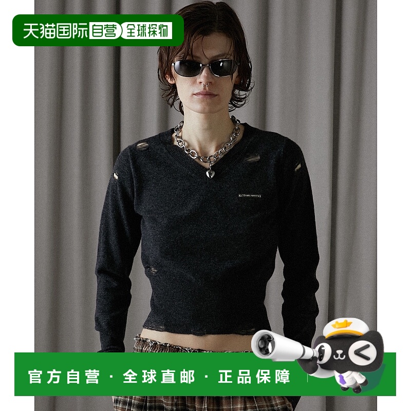 1h可退 日本直邮PRANK PROJECT 女士羊绒混纺破洞毛衣 3124236540