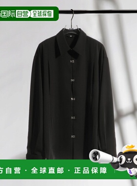 1h可退 日本直邮HARE 男装 宽松V领衬衫 立体褶裥设计金属扣 6596