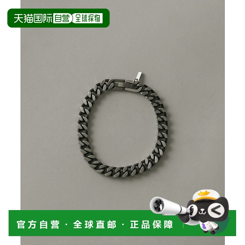 1h可退 日本直邮SMELLY 男士 萨基尔不锈钢 喜平链 手镯 SMA61NF0