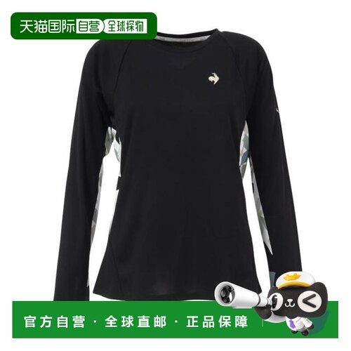 日本直邮Le Coq Sportif 网球服 长袖游戏衫 LN4FLT10L 灰色