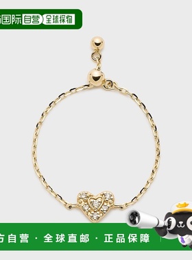 1h可退 日本直邮NOJESS Tiny Motif K10钻石心形链戒（0.03ct） 3