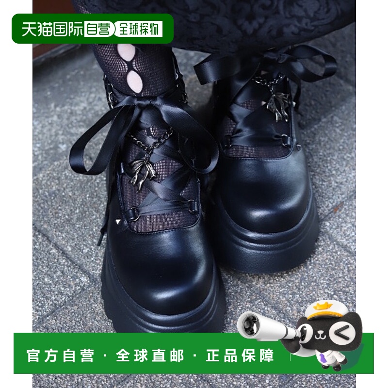 1h可退 日本直邮axes femme POETIQUE 女士 酒红拼接合成皮革 系