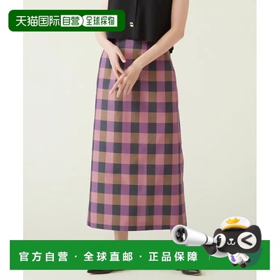 1h可退 日本直邮martinique 女士简约I线裙 春夏轻盈飘逸 丝滑质