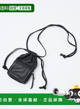 1h可退 日本直邮ED ROBERT JUDSON 男女同款 羊革抽绳颈包 钱包肩