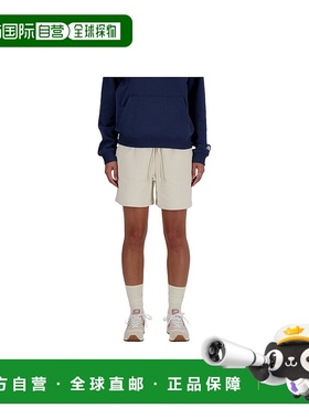日本直邮New Balance Athletics French Terry Short 纯色抽绳系