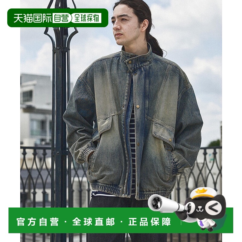 1h可退 日本直邮niko and... 男装 90年代复古风丹宁牛仔夹克 496