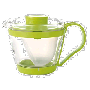 【日本直邮】iwaki怡万家茶具茶壶400ml绿色玻璃透明热水可用K863