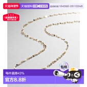 日本直邮Cocoshnik女士项链18K金色轻奢创意时尚 精美百搭