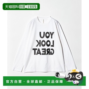braque 女装 YOU 1h可退 GREAT LOOK 反转印花笑脸T 日本直邮m