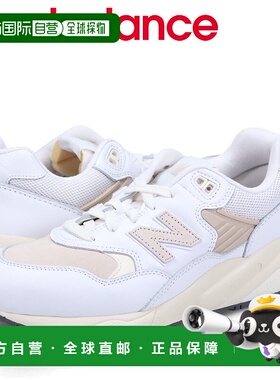 日本直邮 NB 580 运动鞋男式 D 宽度白色白色 MT580VTG