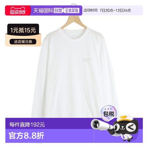 日本直邮ARC'TERYX : Kragg SL Cotton LS M 圆领T恤 X0000095360