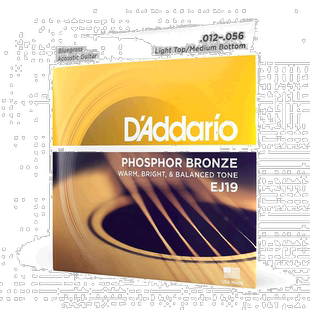 【日本直邮】DAddario达达里奥尼吉他弦EJ19木民谣琴吉他弦线全套
