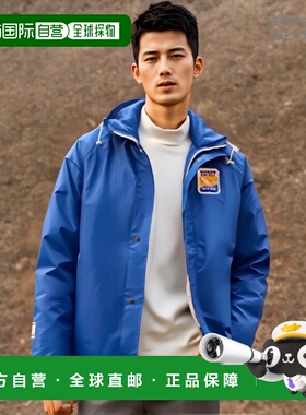 【日本直邮】Logos 宽松夹克服 蓝色 LL 12020151外套