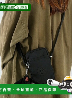 日本直邮Kipling 女士单肩包KI02710DH 黑色色调黑色斜挎包奢华时