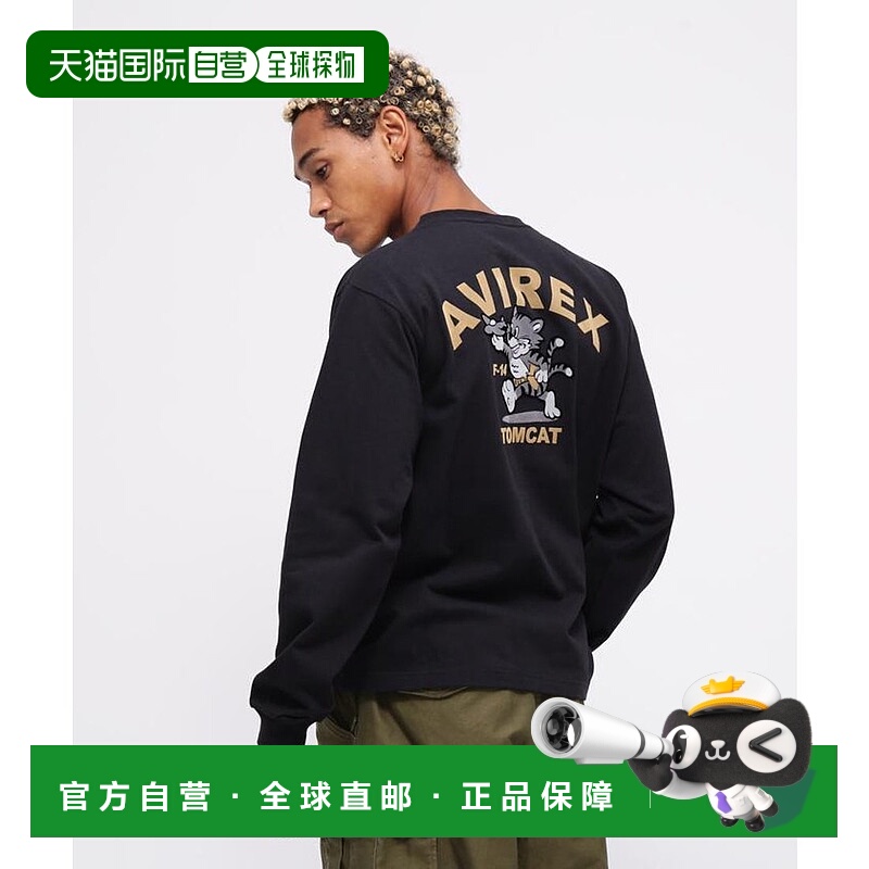 日本直邮AVIREX ECDP TOMCAT LS T 恤 AV1129EM021749