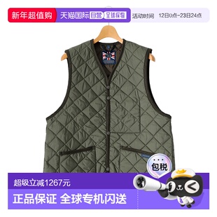 1h可退 日本直邮LAVENHAM 男士V领宽松版菱形格外套马甲 LV10024