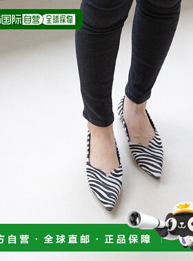 日本直邮Menue 空气套装U型切口尖头女鞋 ME8623BW02011 女鞋单鞋