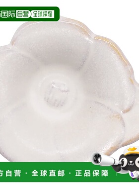 【日本直邮】Aito 花 花 豆皿 银箔 瀬户烧 8×7cm 288336